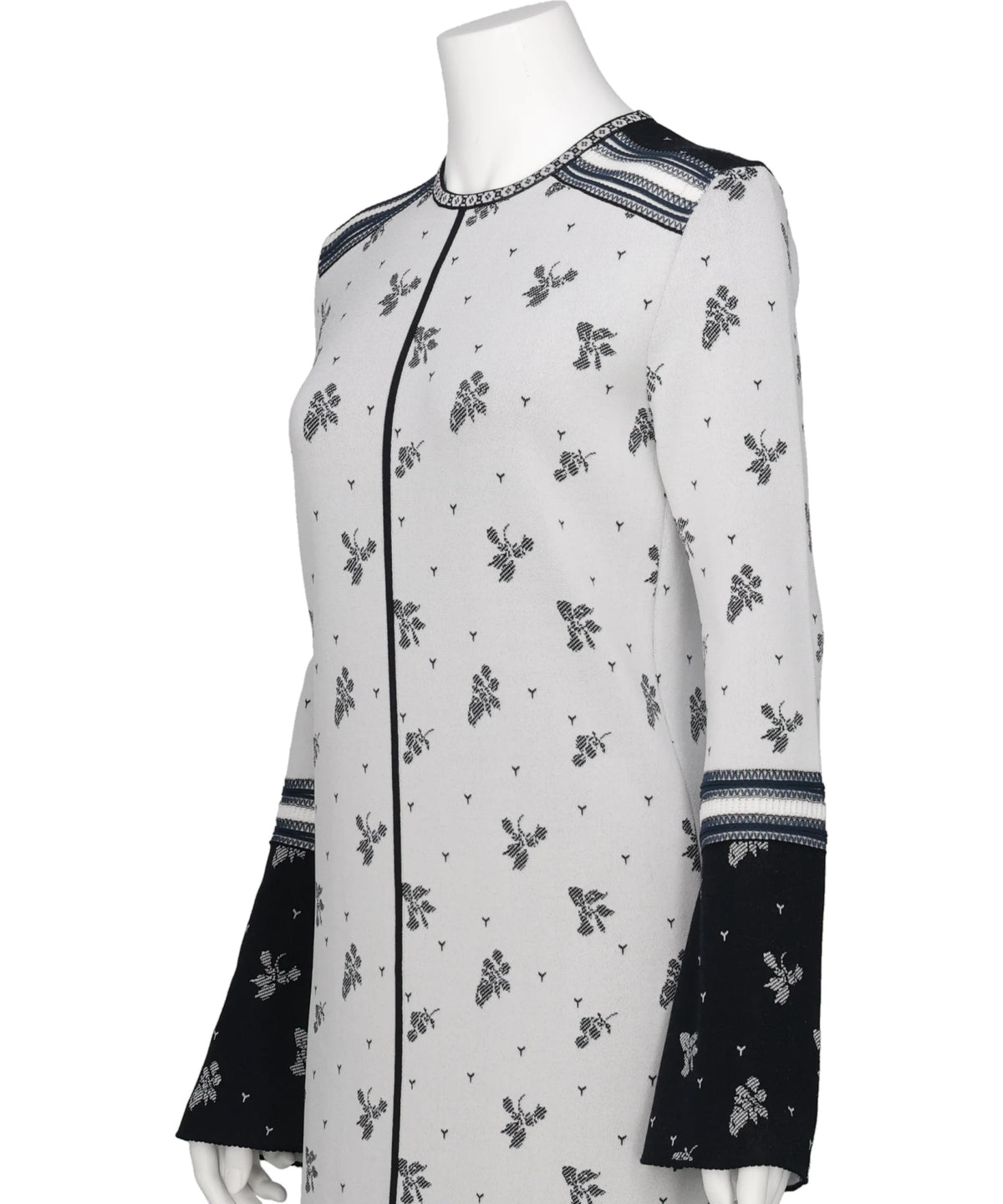 FLORAL JACQUARD KNIT DRESS