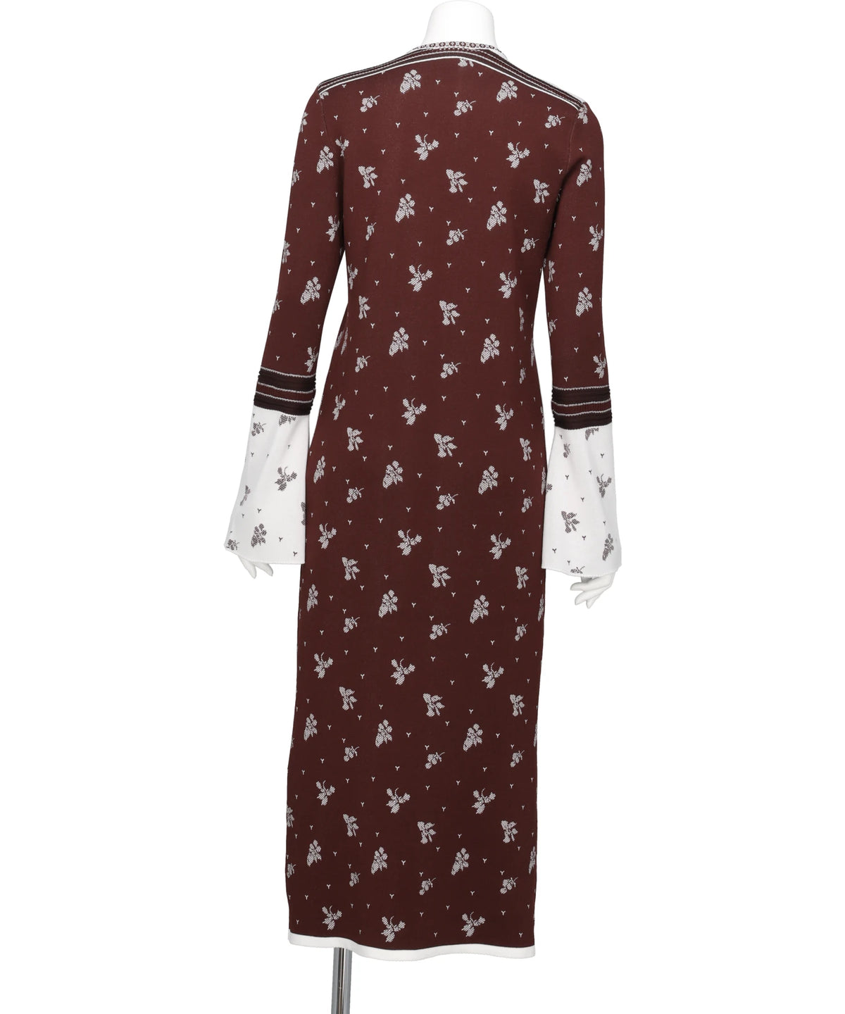 FLORAL JACQUARD KNIT DRESS