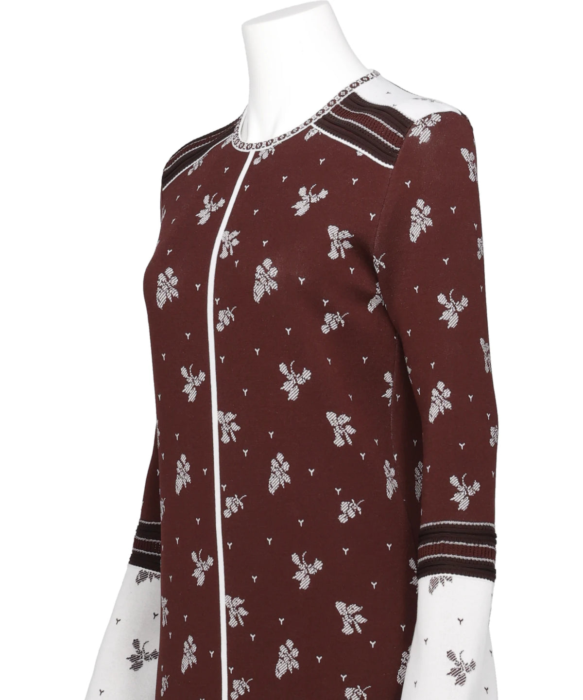 FLORAL JACQUARD KNIT DRESS