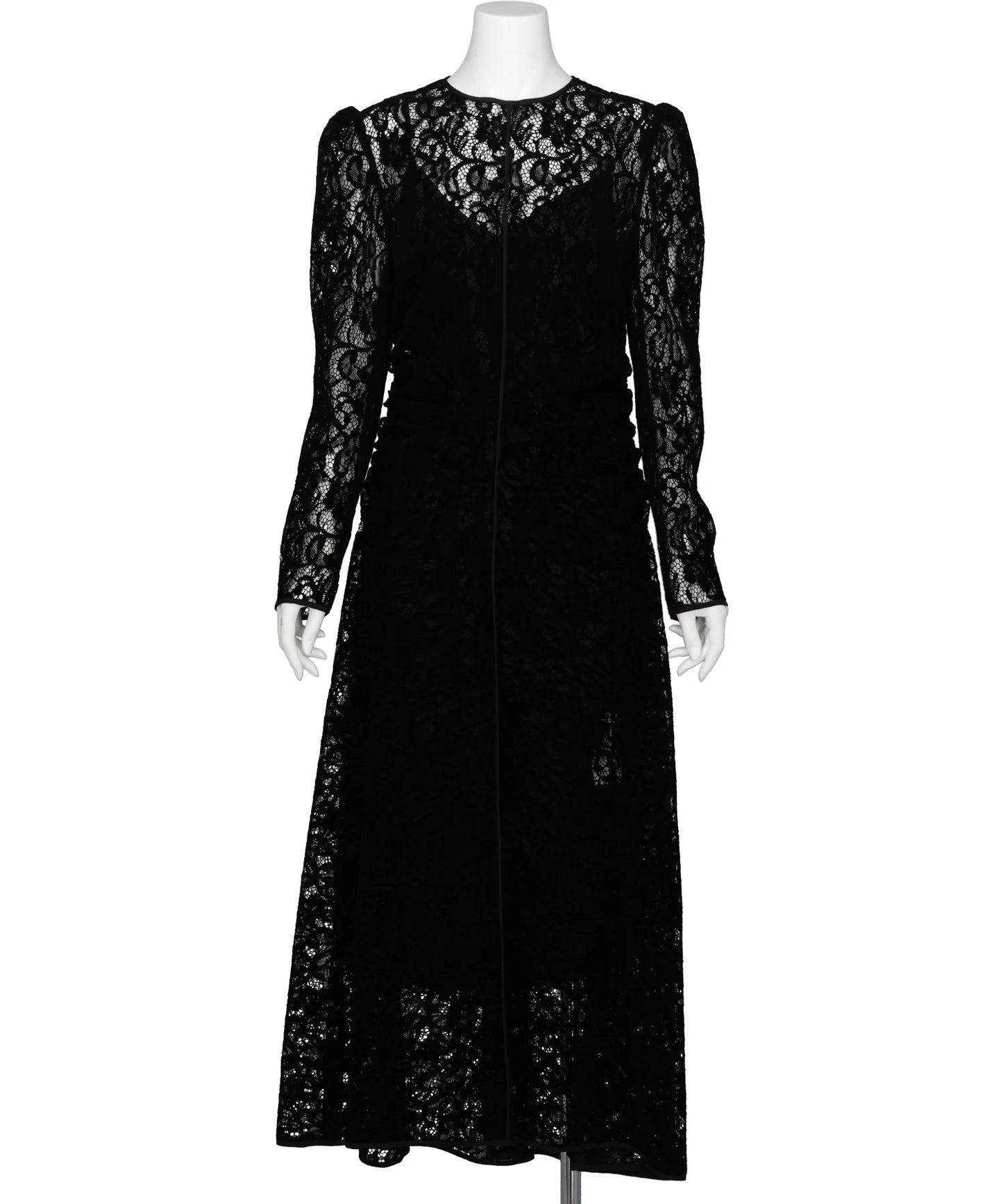 FETICO(フェティコ) 2026AW FLOCKED LACE GATHERED DRESS FTC264-0804