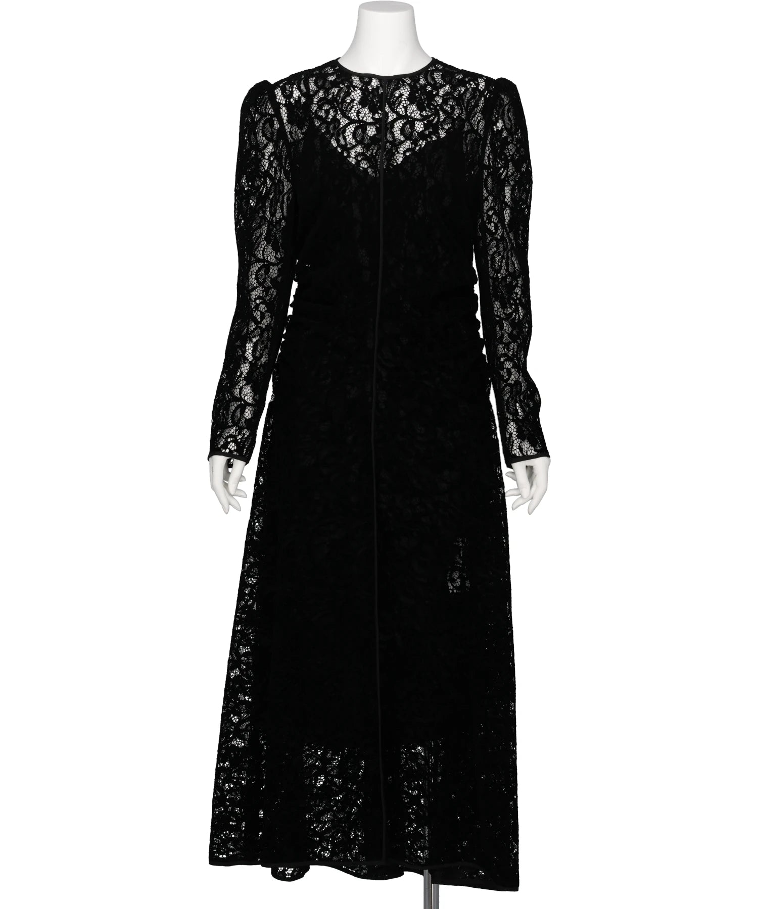 FETICO(フェティコ) 2026AW FLOCKED LACE GATHERED DRESS FTC264-0804