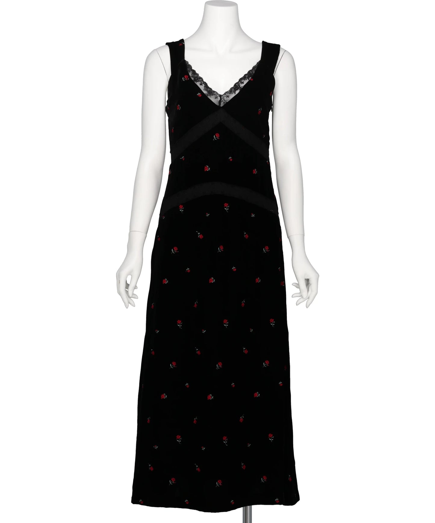 FETICO(フェティコ) 2026AW ROSE EMBROIDERED VELVET DRESS FTC264-0807