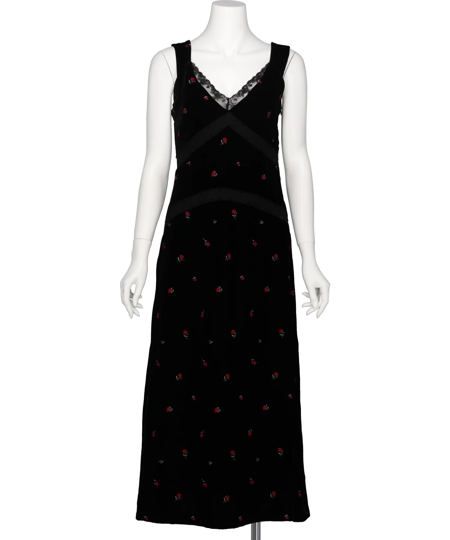 FETICO(フェティコ) 2026AW ROSE EMBROIDERED VELVET DRESS FTC264-0807