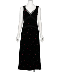FETICO(フェティコ) 2026AW ROSE EMBROIDERED VELVET DRESS FTC264-0807