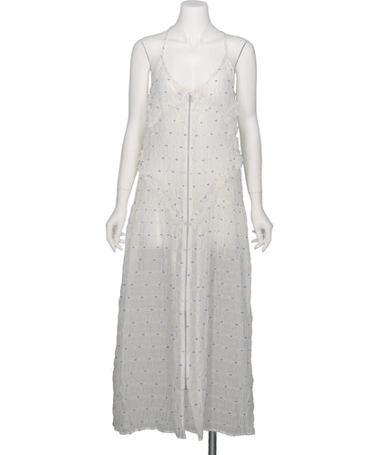 naokitomizuka ORIGINAL JACQUARD CAMISOLE DRESS
