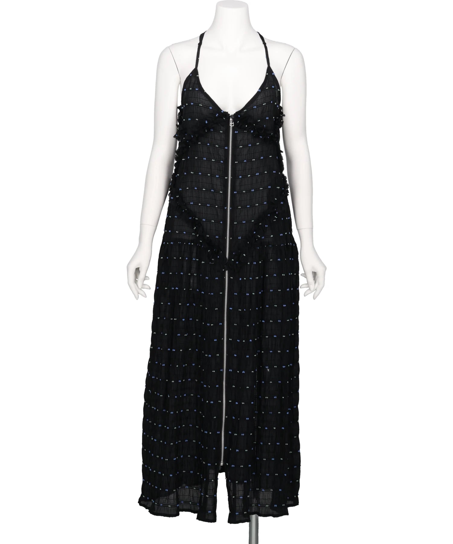 naokitomizuka ORIGINAL JACQUARD CAMISOLE DRESS