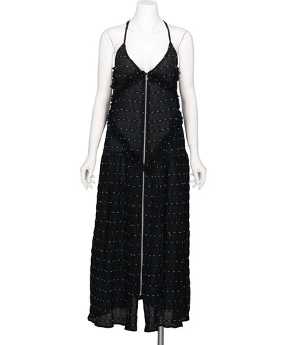 naokitomizuka ORIGINAL JACQUARD CAMISOLE DRESS