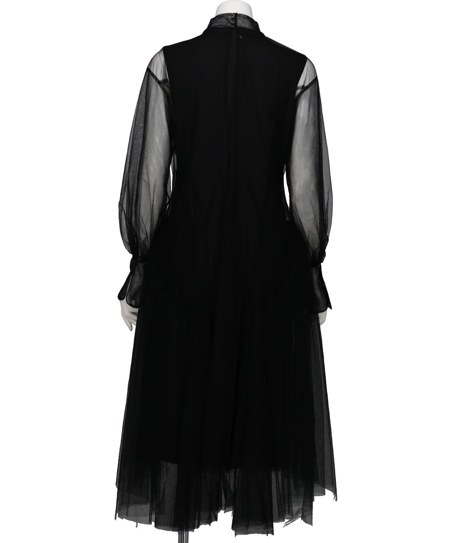TULLE-PANELED DRESS