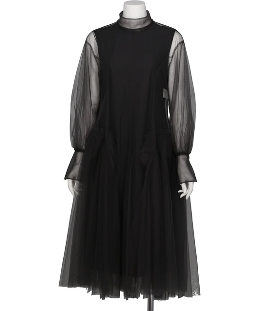 Chika Kisada(チカキサダ) 2026AW TULLE-PANELED DRESS CO-26249