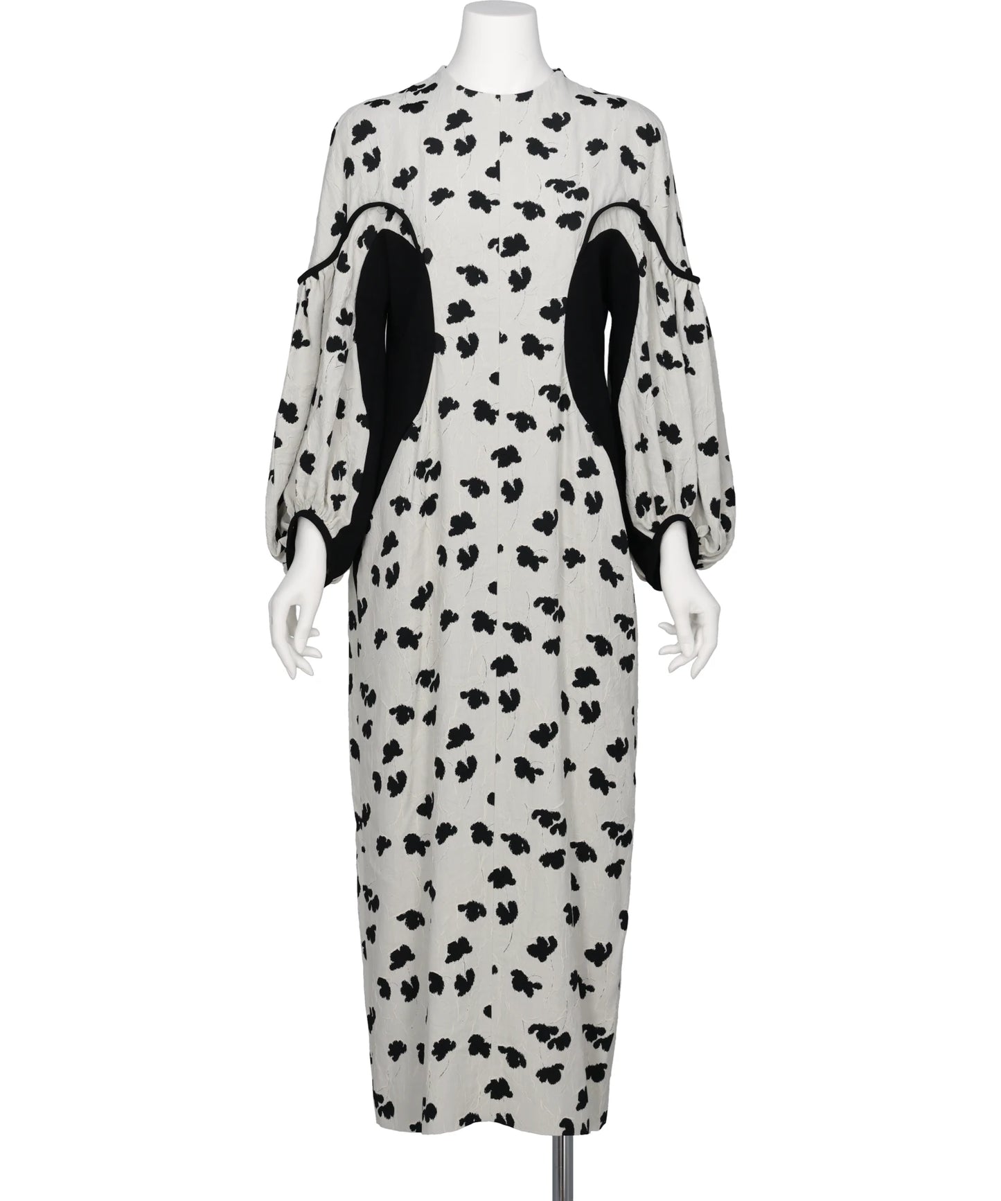 Mame Kurogouchi(マメクロゴウチ) 2026AW DOUBLE LAYERED FLORAL JACQUARD DRESS MM26FW-DR032