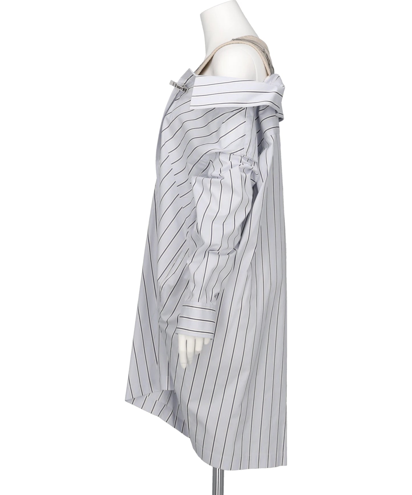 LAYERED STRIPE SHIRTS DRESS