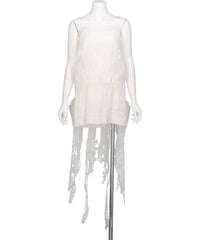 mukcyen（ムッシャン）LAYERED LACE SLIP DRESS