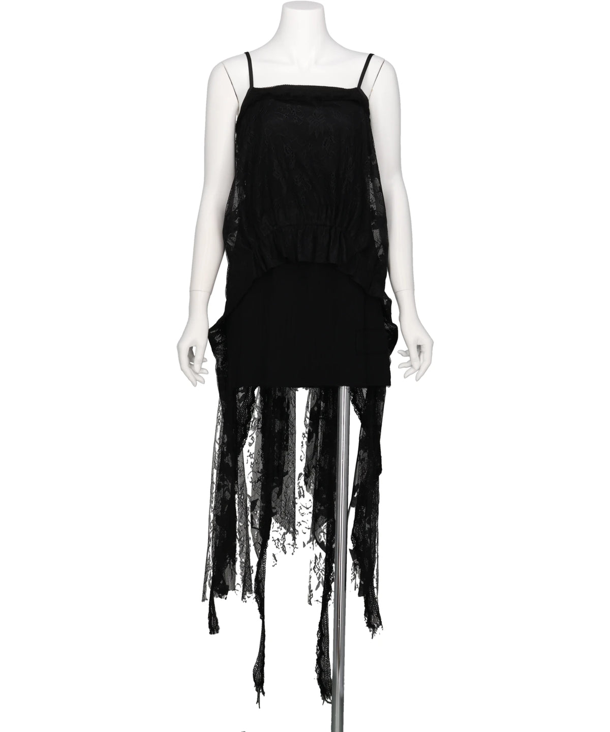 mukcyen（ムッシャン）LAYERED LACE SLIP DRESS