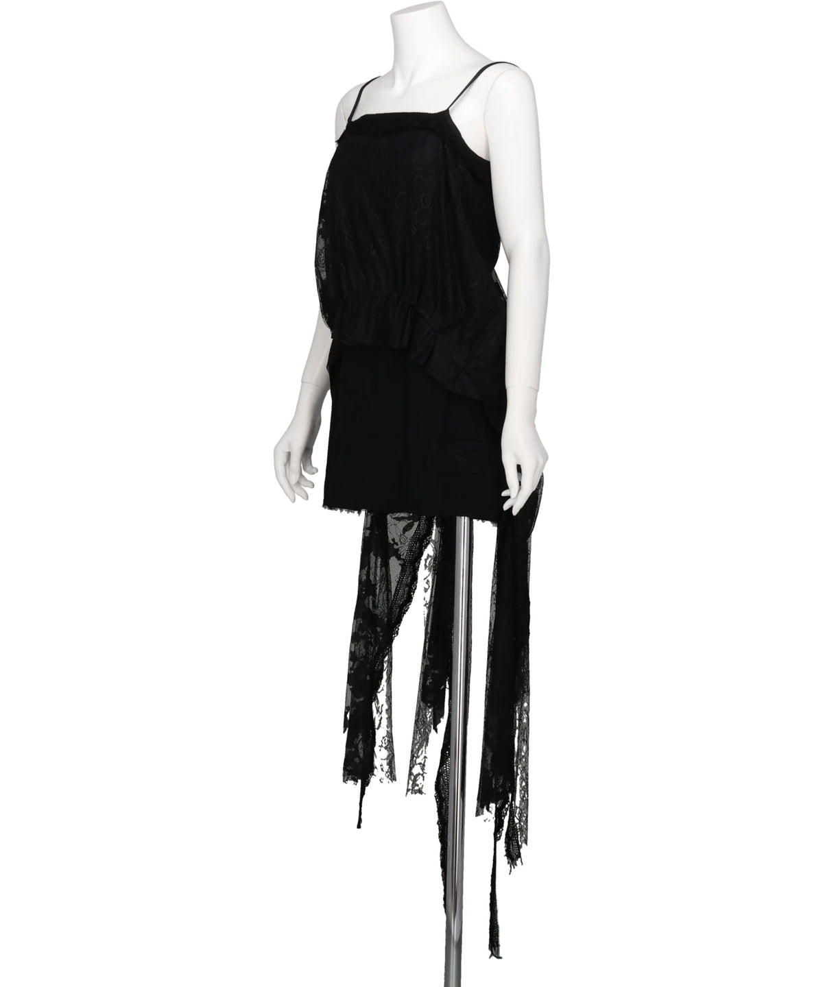LAYERED LACE SLIP DRESS