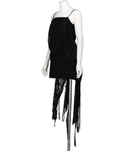 LAYERED LACE SLIP DRESS