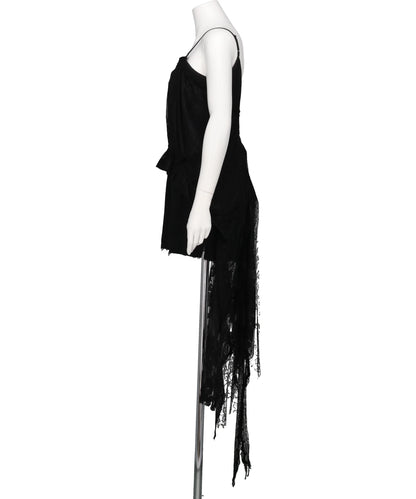 LAYERED LACE SLIP DRESS
