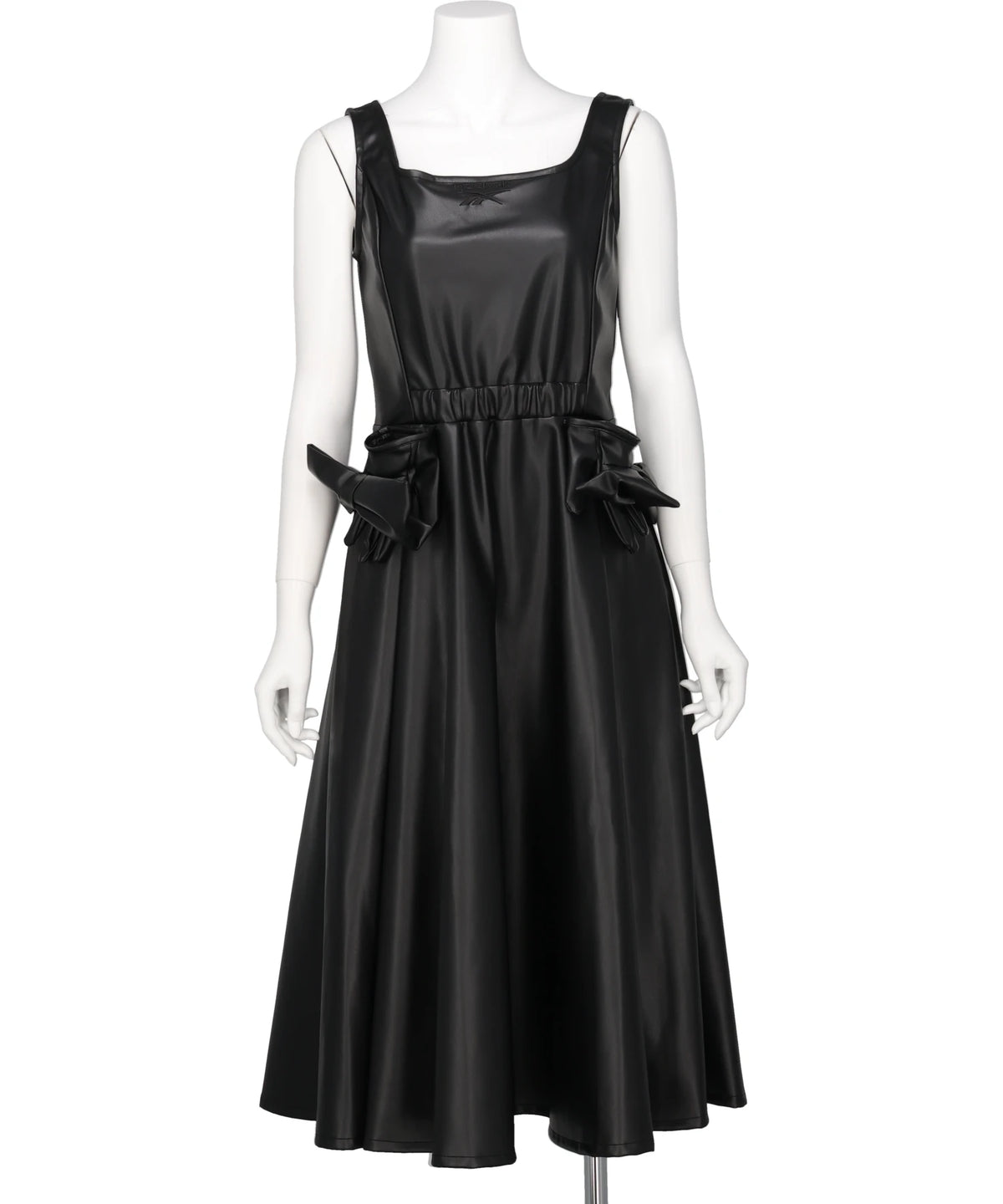 naokitomizuka Reebok FAUX LEATHER DRESS WITH GLOVE