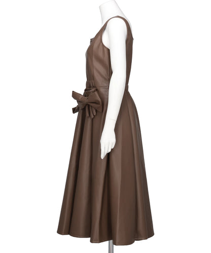 Reebok FAUX LEATHER DRESS WITH GLOVE