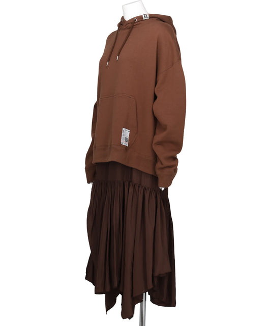 HOODIE COMBINED DRESS