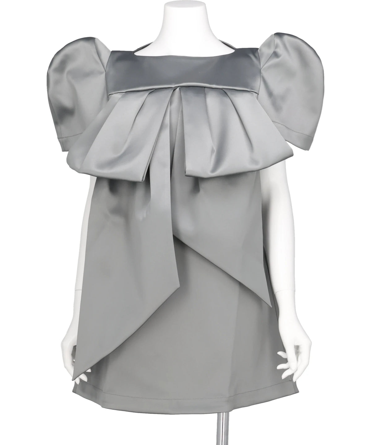 VAQUERA NYC（ヴァケラ）2026AW SATIN BOW DRESS WOVEN VAQ12O008