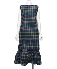 ODAKHA（オダカ）TARTAN PLEATED DRESS