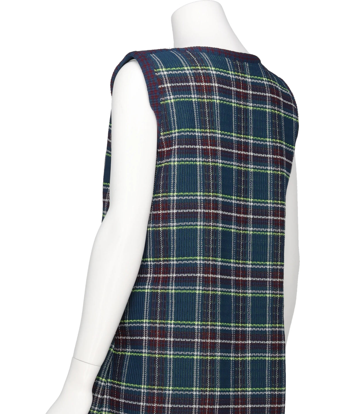 TARTAN PLEATED DRESS