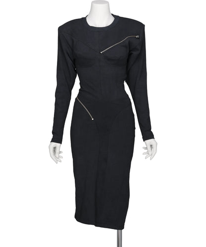 VAQUERA ZIPPER DRESS