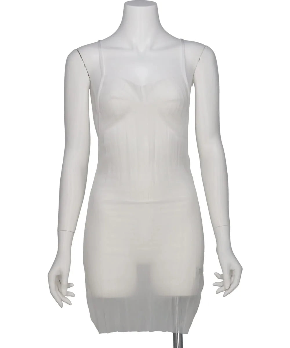 WRINKLE SHEER CAMI DRESS