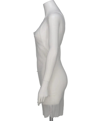 WRINKLE SHEER CAMI DRESS