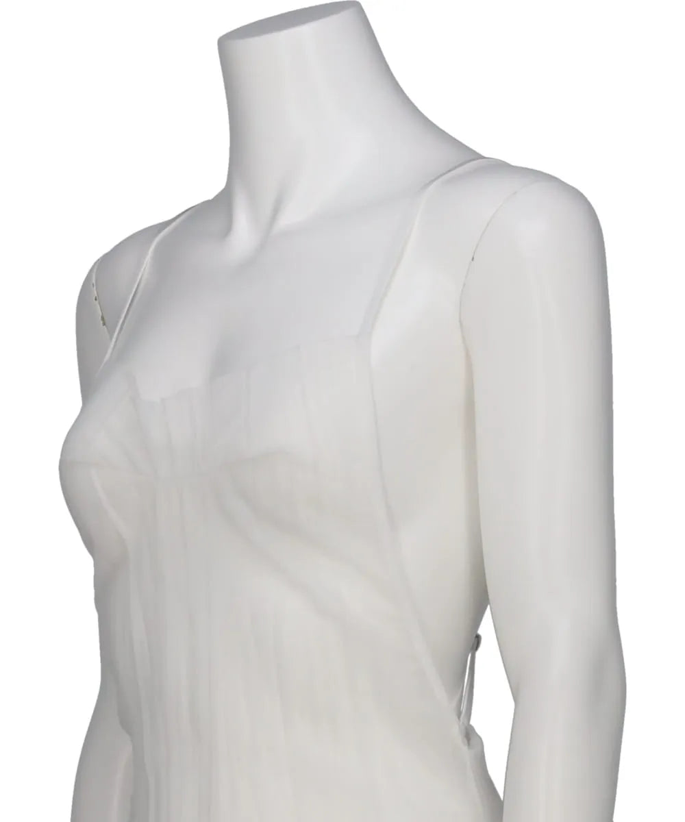 WRINKLE SHEER CAMI DRESS