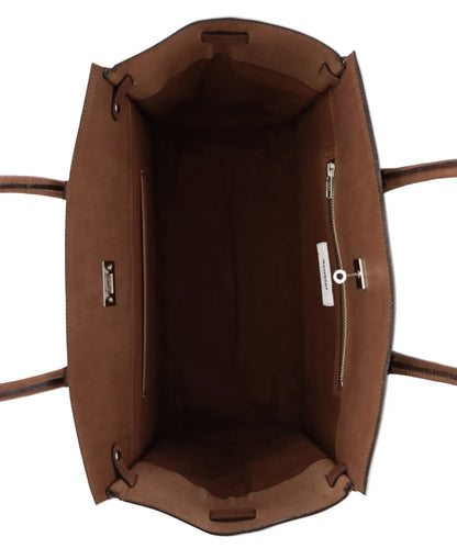 BREW-DYED LEATHER “ITA EBAG