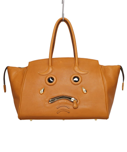 PLEADING EMOJI LEATHER BAG