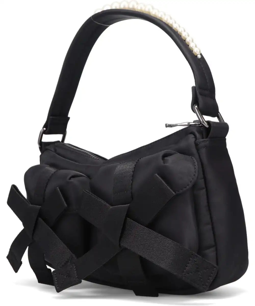 UTILITY BOW POCKET POCHETTE BAG W/ EMB