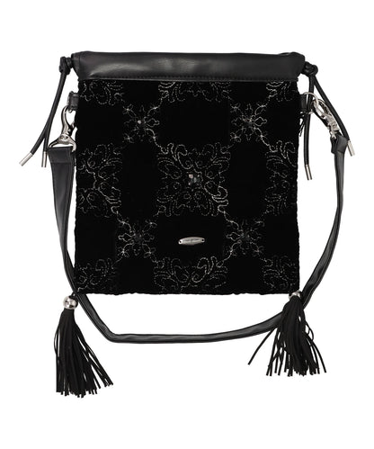 PALACE TILES QUILTED DRAWSTRING BAG