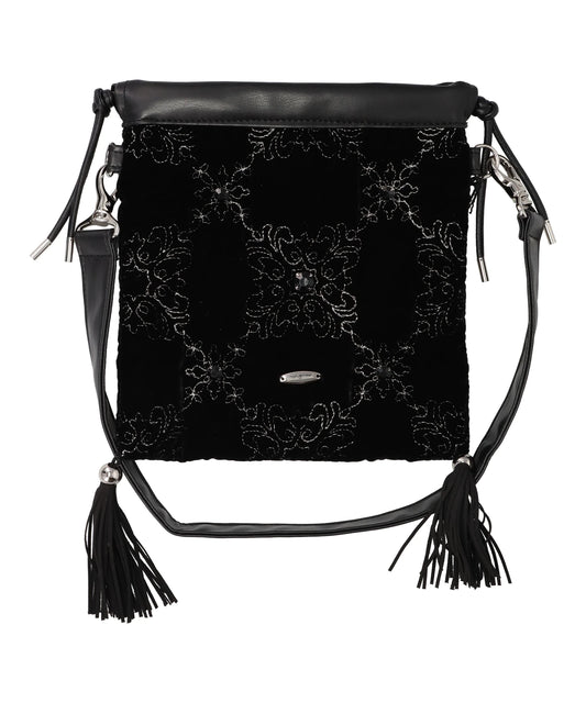 PALACE TILES QUILTED DRAWSTRING BAG