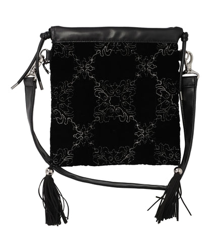 PALACE TILES QUILTED DRAWSTRING BAG