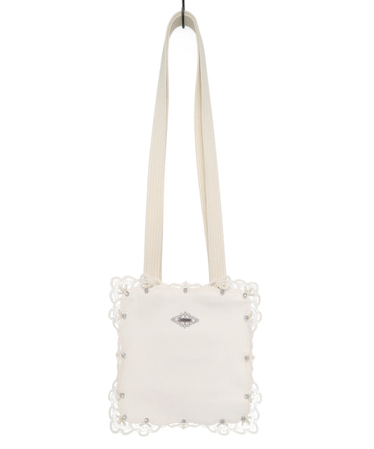 tanakadaisuke(タナカダイスケ) 2026SS DOILY LACE SQUARE SHOULDER BAG TD-26SS-BG01