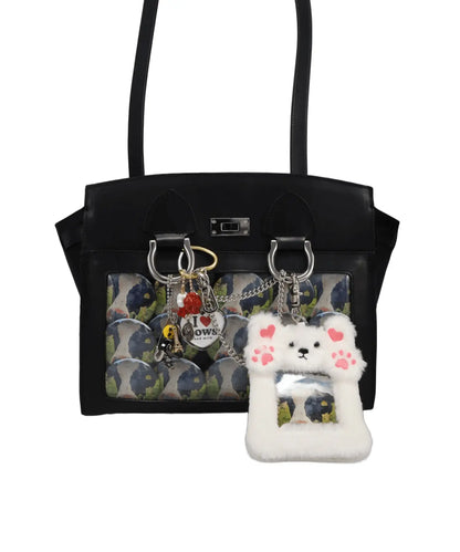 LEATHER “ITA” SHOULDER BAG