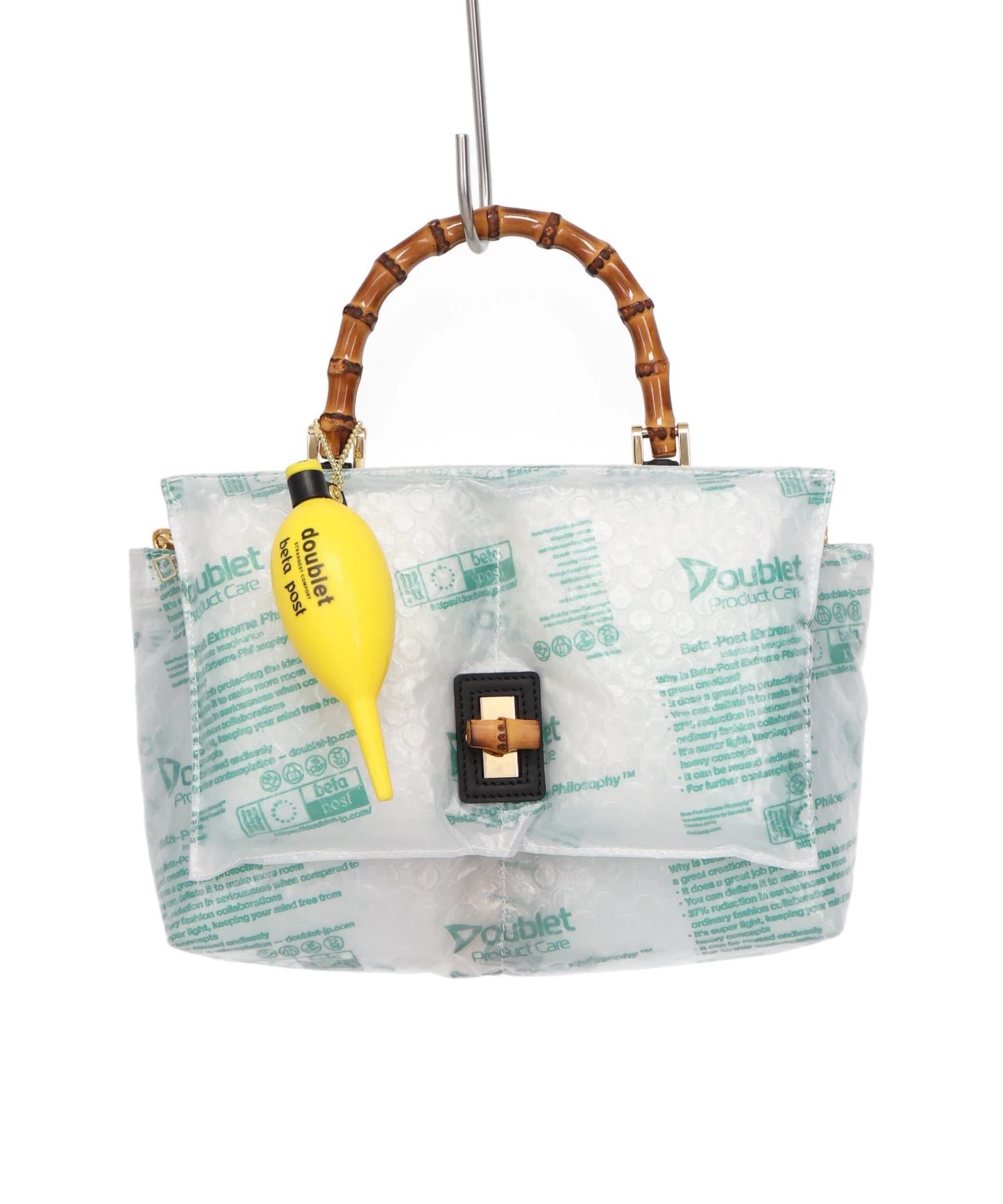 doublet(ダブレット) AIR PILLOW BAMBOO HANDLE BAG
