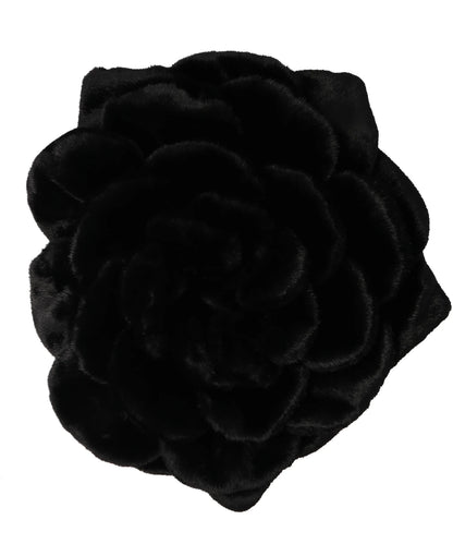 naokitomizuka FAUX FUR FLOWER BIG BAG