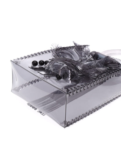 TRANSPARENT SCULPTURAL MINI HANDBAG