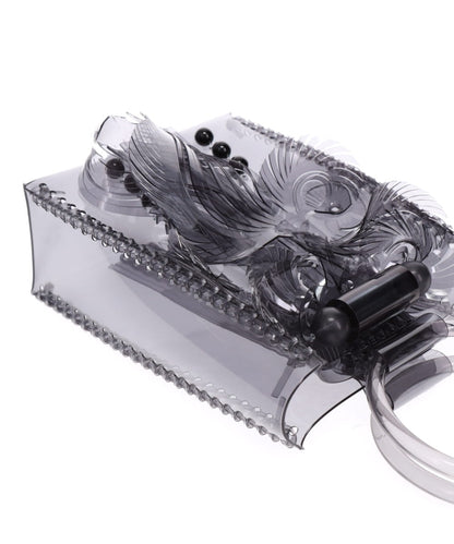 TRANSPARENT SCULPTURAL MINI HANDBAG