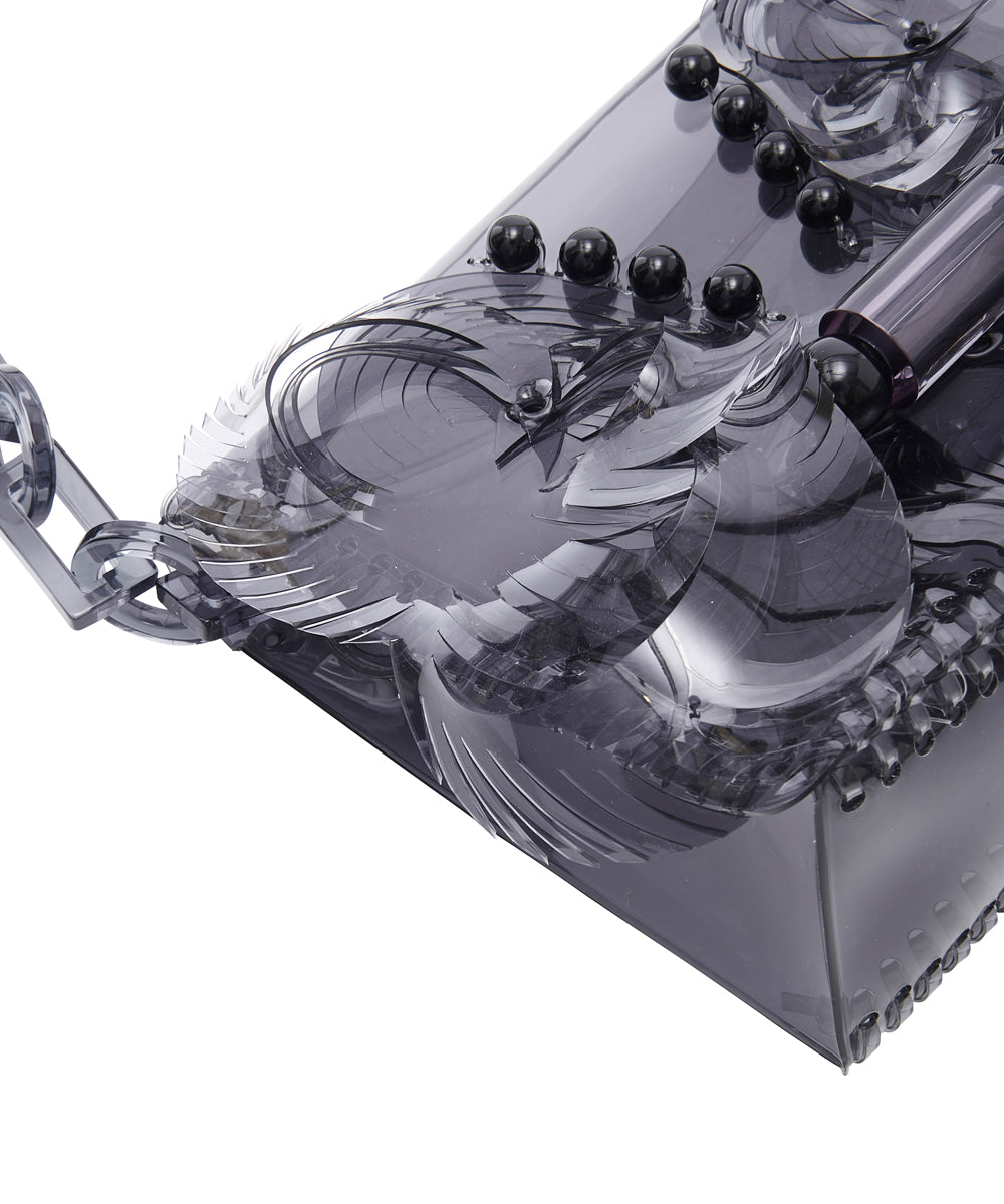 TRANSPARENT SCULPTURAL MINI CHAIN