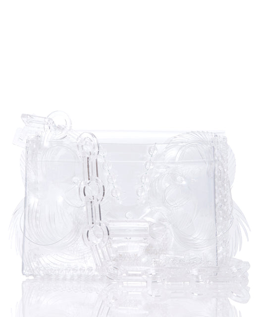 TRANSPARENT SCULPTURAL MINI CHAIN