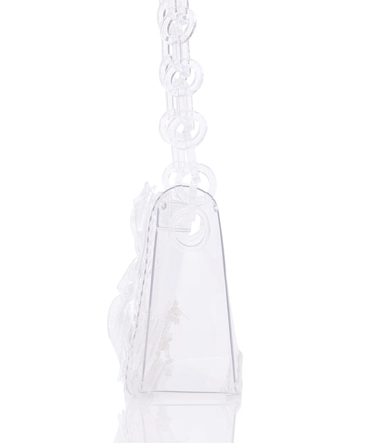 TRANSPARENT SCULPTURAL MINI CHAIN