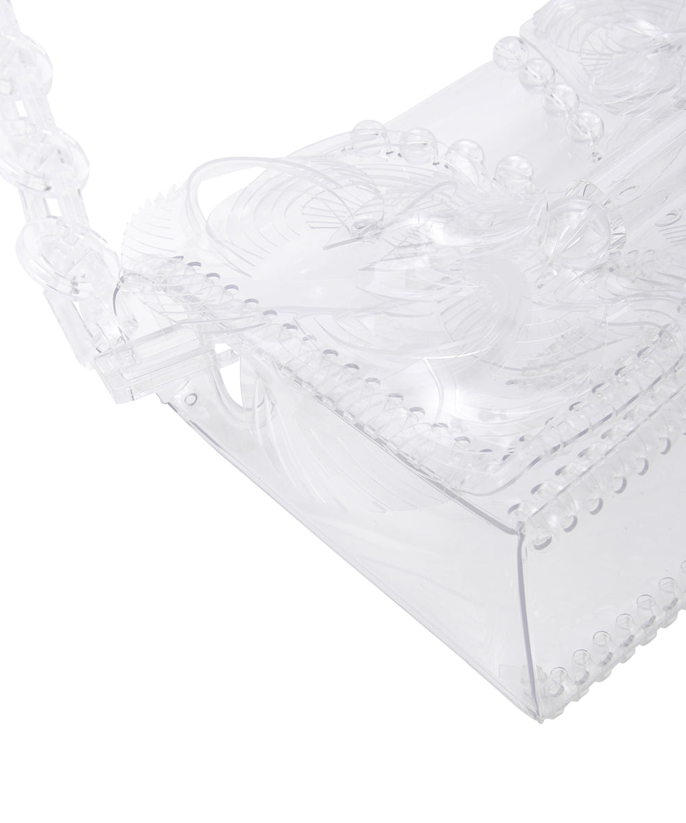 TRANSPARENT SCULPTURAL MINI CHAIN