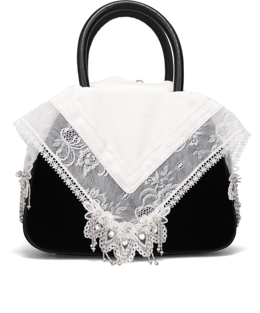 WHITE HANDKERCHIEF HANDBAG