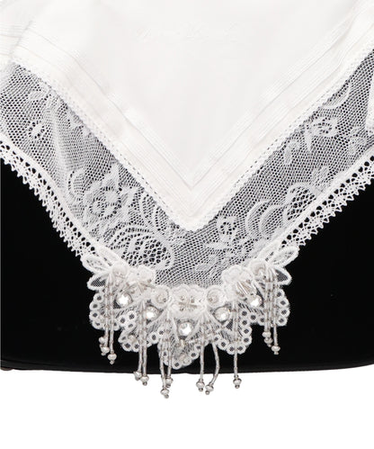 WHITE HANDKERCHIEF HANDBAG