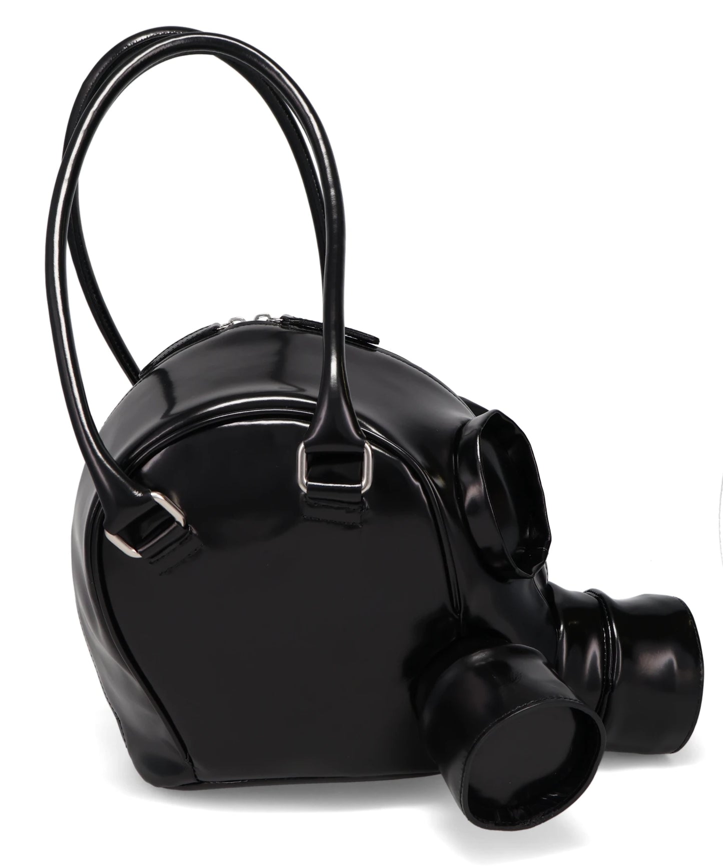 GAS MASK LEATHER HANDBAG