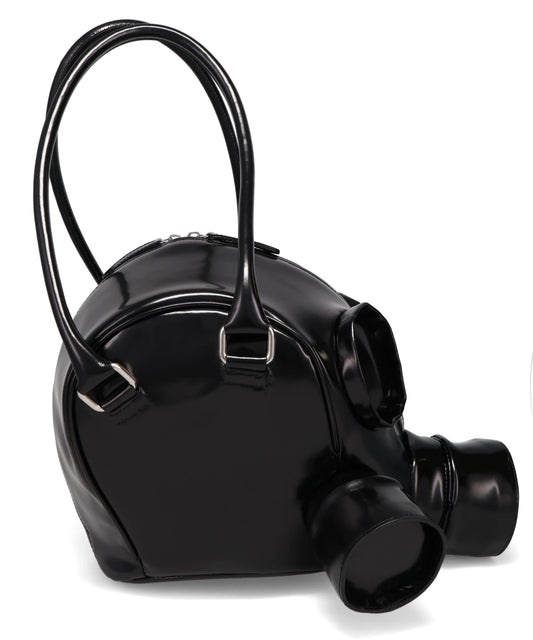 GAS MASK LEATHER HANDBAG
